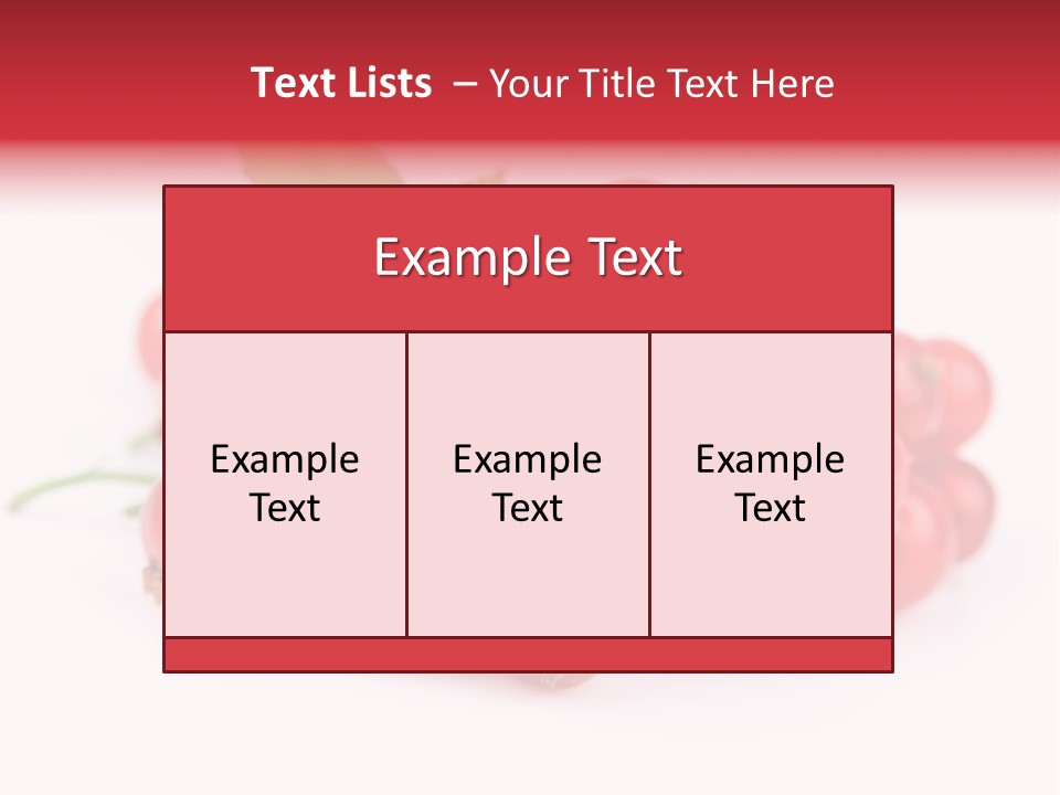Dessert Food Ripe PowerPoint Template
