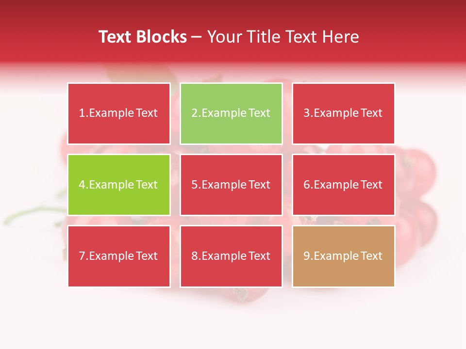 Dessert Food Ripe PowerPoint Template