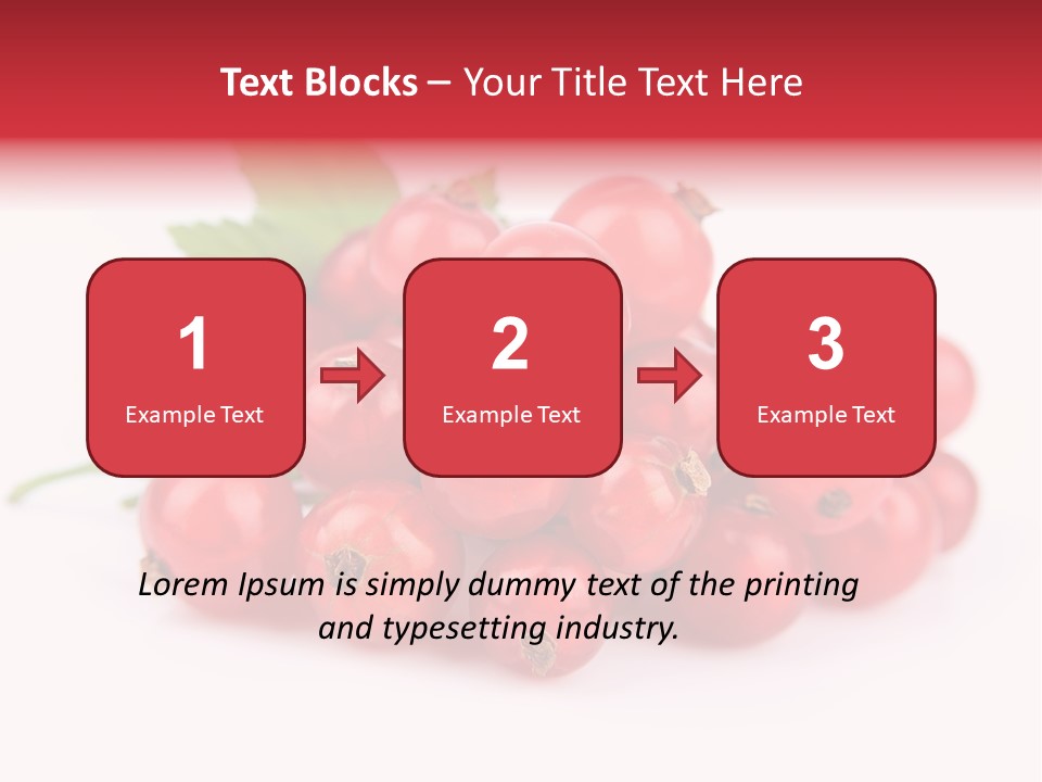 Dessert Food Ripe PowerPoint Template