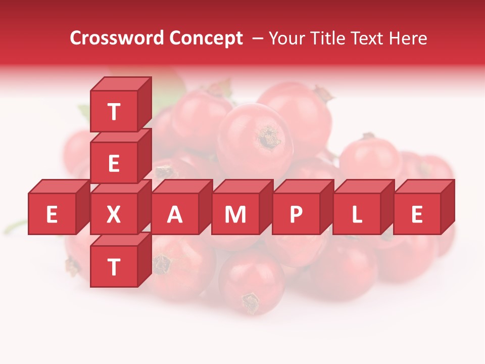 Dessert Food Ripe PowerPoint Template