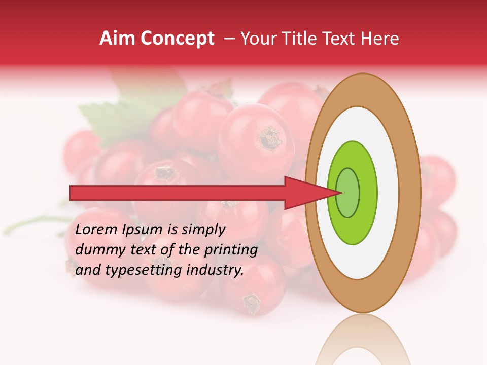 Dessert Food Ripe PowerPoint Template
