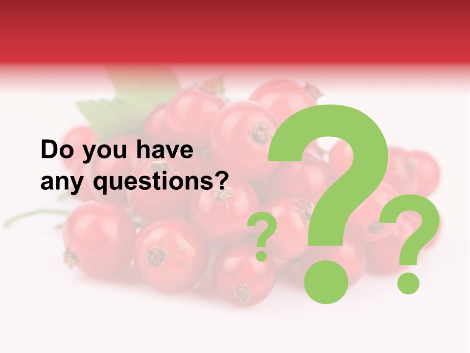 Dessert Food Ripe PowerPoint Template