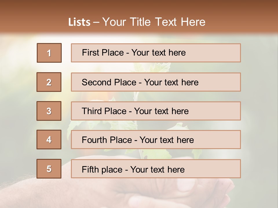 Environmental Spring Blurred PowerPoint Template