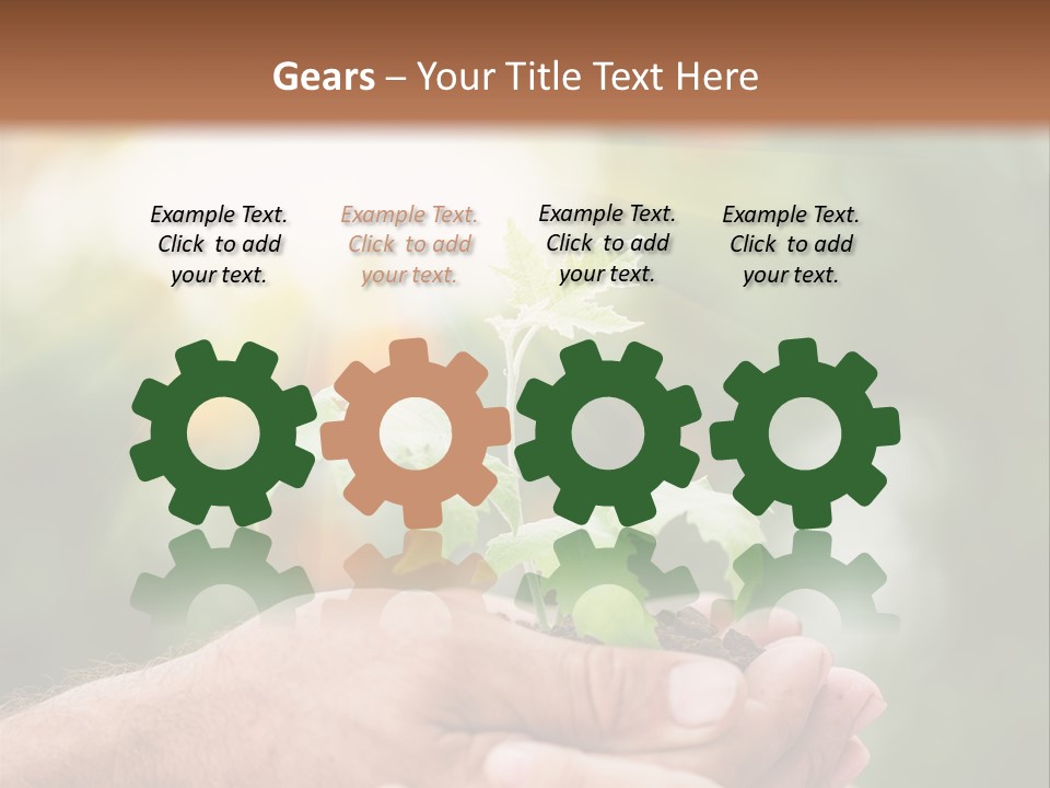 Environmental Spring Blurred PowerPoint Template