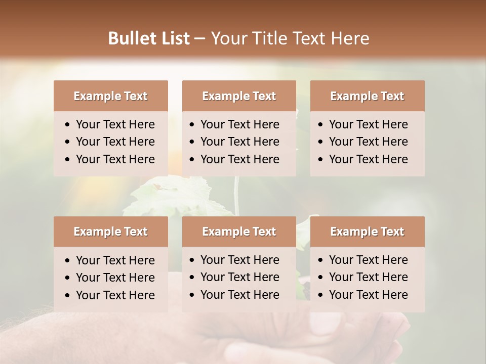 Environmental Spring Blurred PowerPoint Template