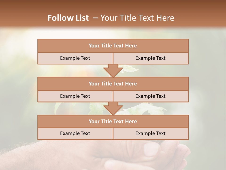 Environmental Spring Blurred PowerPoint Template