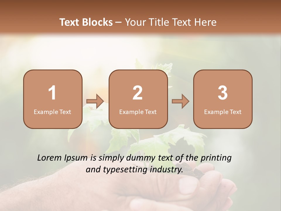 Environmental Spring Blurred PowerPoint Template