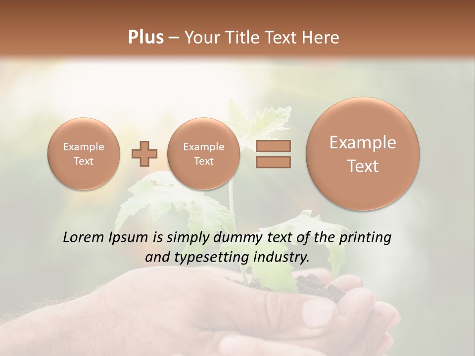 Environmental Spring Blurred PowerPoint Template