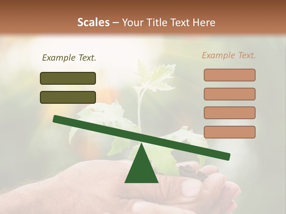 Environmental Spring Blurred PowerPoint Template