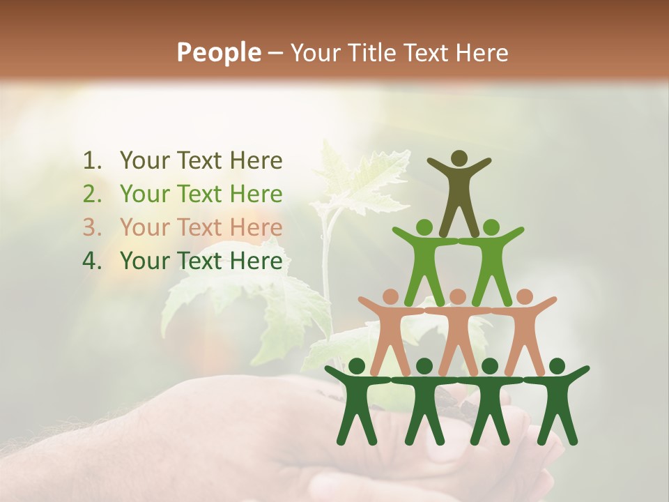 Environmental Spring Blurred PowerPoint Template