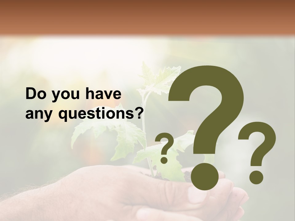 Environmental Spring Blurred PowerPoint Template