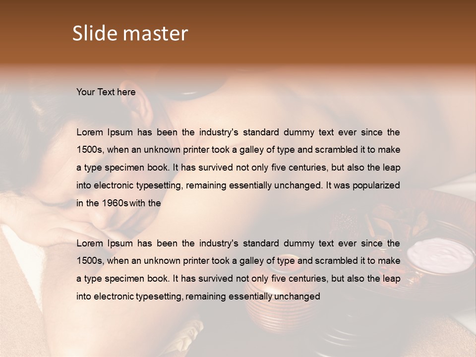 Health Massage Guy PowerPoint Template