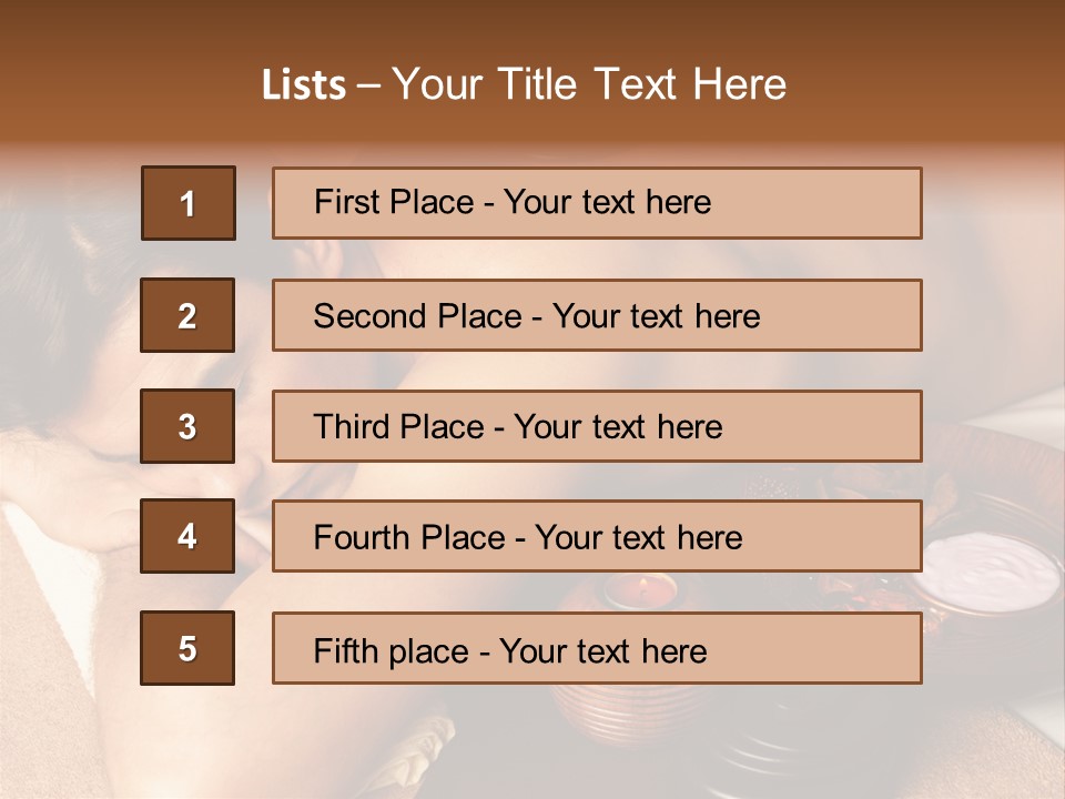 Health Massage Guy PowerPoint Template