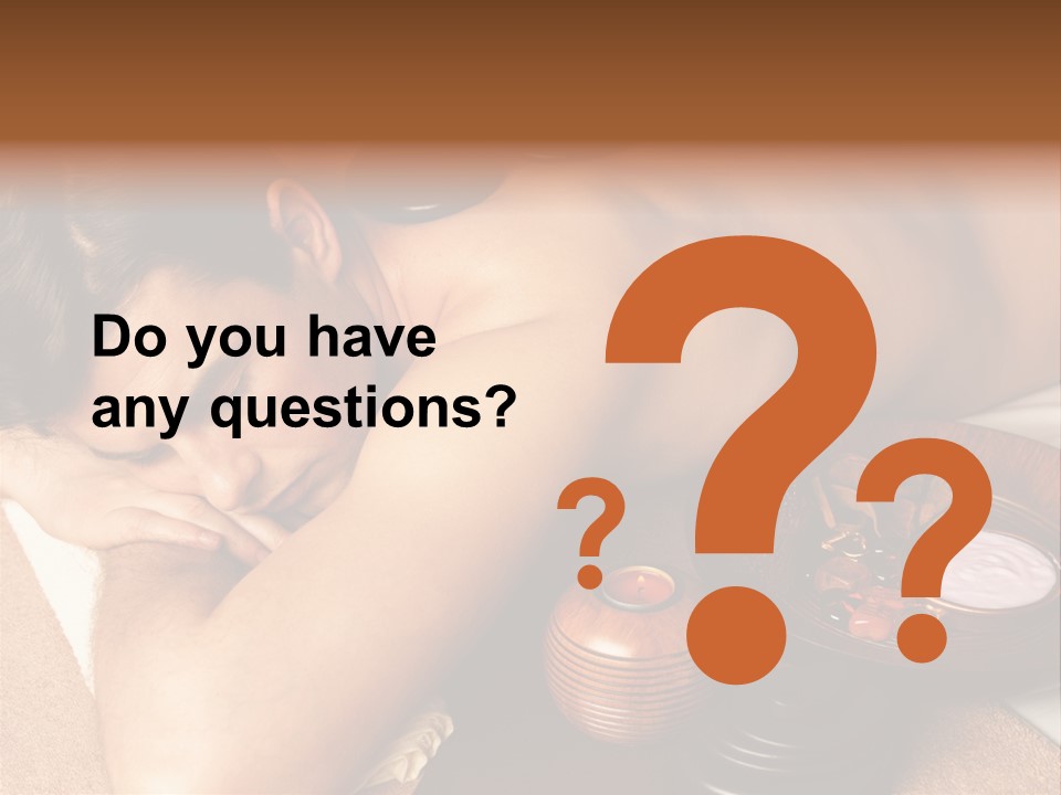 Health Massage Guy PowerPoint Template