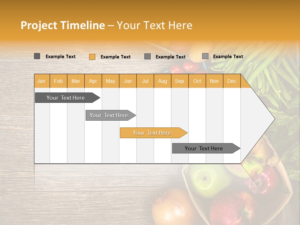 Arranged Farmers Market Basil PowerPoint Template