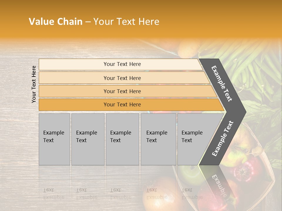Arranged Farmers Market Basil PowerPoint Template