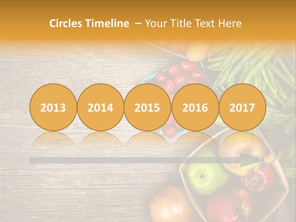 Arranged Farmers Market Basil PowerPoint Template