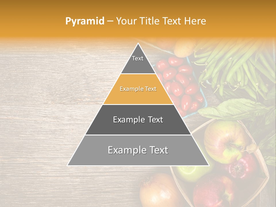 Arranged Farmers Market Basil PowerPoint Template