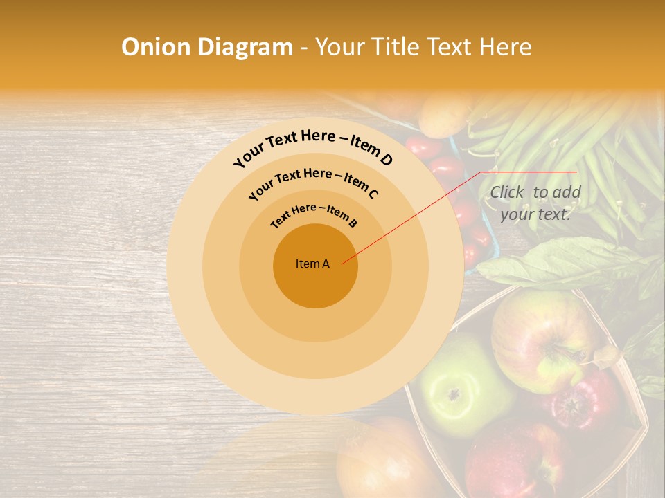 Arranged Farmers Market Basil PowerPoint Template