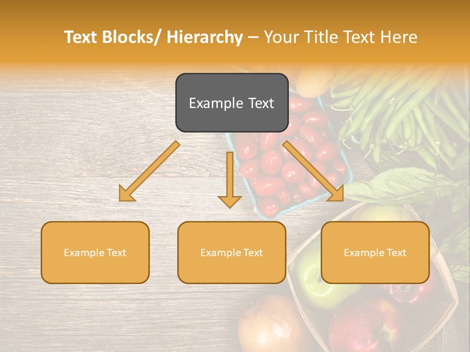 Arranged Farmers Market Basil PowerPoint Template