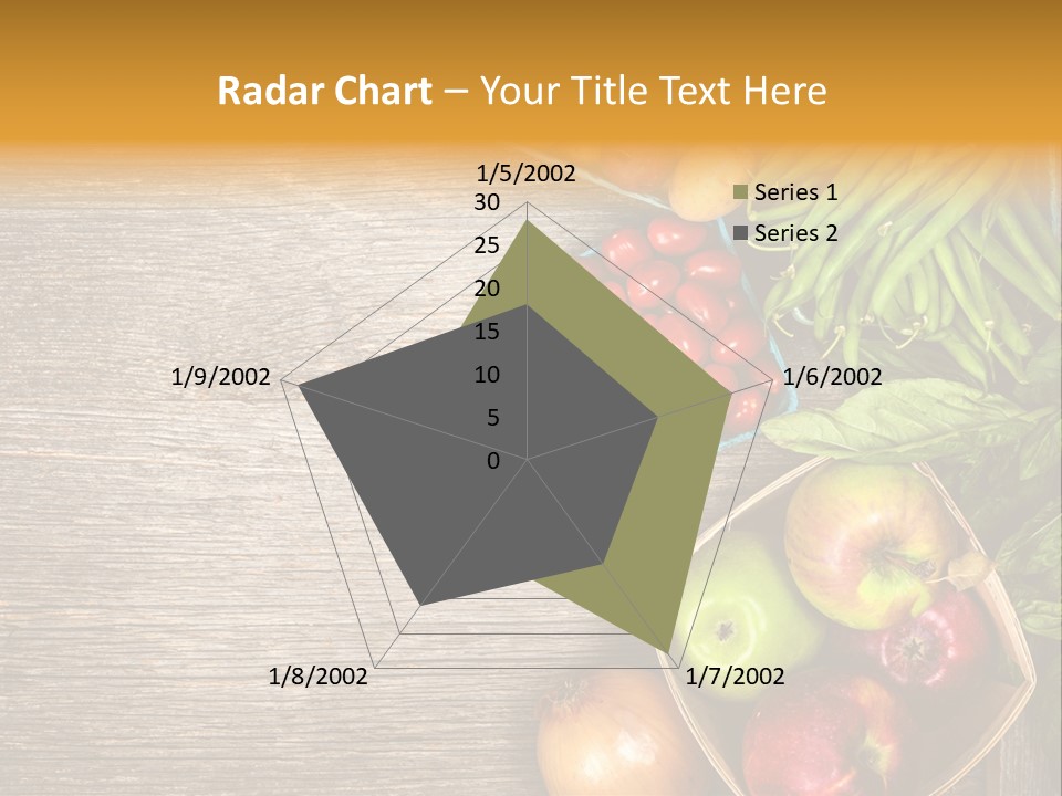 Arranged Farmers Market Basil PowerPoint Template