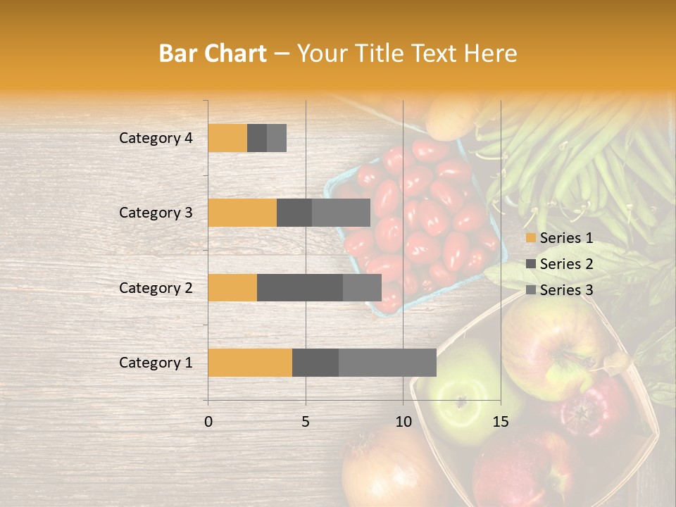 Arranged Farmers Market Basil PowerPoint Template