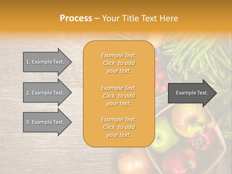 Arranged Farmers Market Basil PowerPoint Template