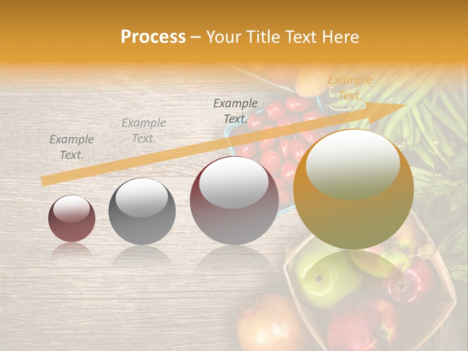 Arranged Farmers Market Basil PowerPoint Template
