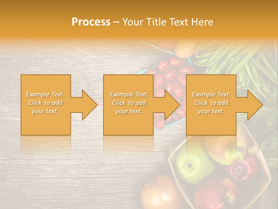 Arranged Farmers Market Basil PowerPoint Template