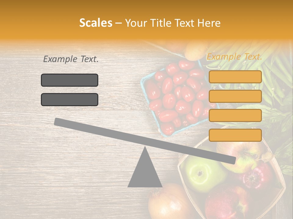 Arranged Farmers Market Basil PowerPoint Template