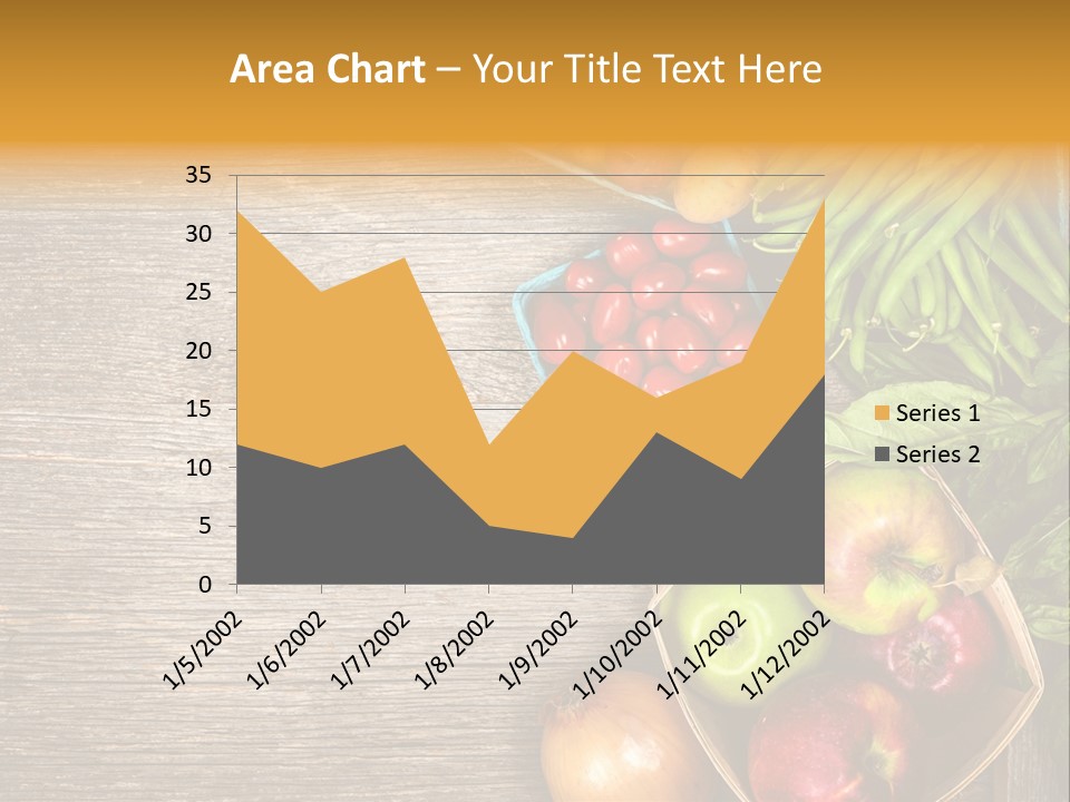 Arranged Farmers Market Basil PowerPoint Template