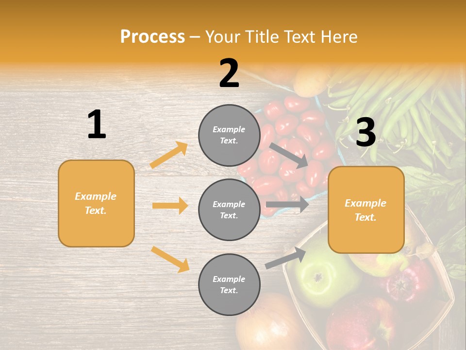Arranged Farmers Market Basil PowerPoint Template