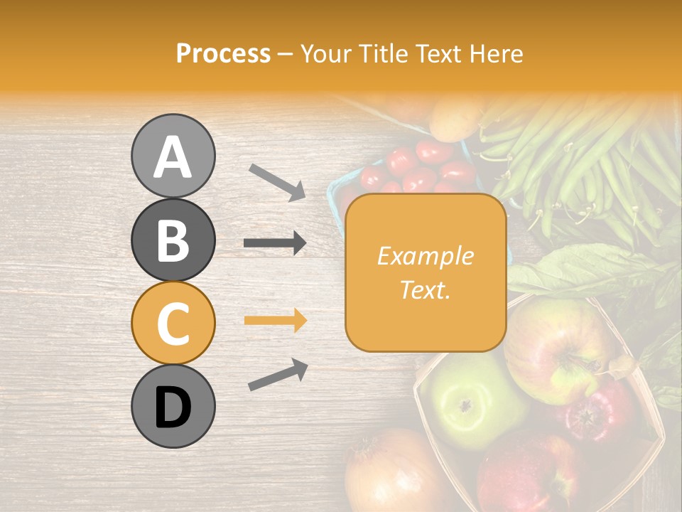 Arranged Farmers Market Basil PowerPoint Template
