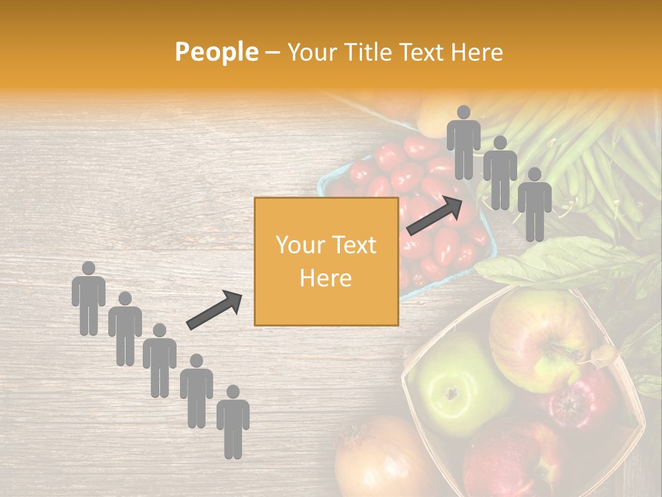 Arranged Farmers Market Basil PowerPoint Template