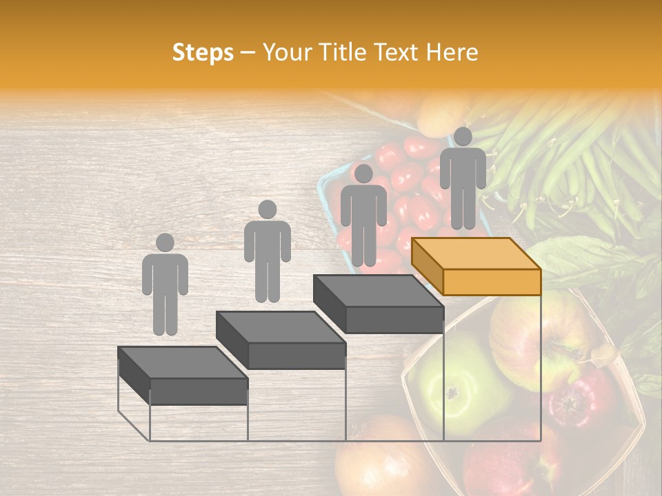 Arranged Farmers Market Basil PowerPoint Template