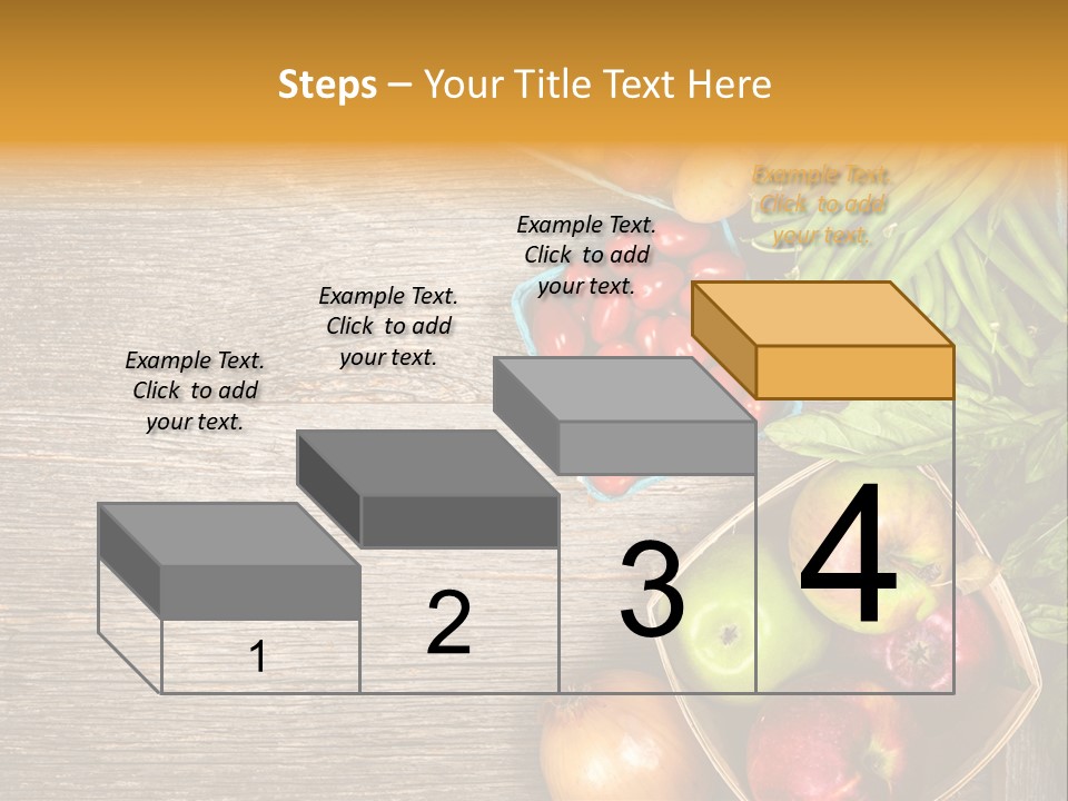 Arranged Farmers Market Basil PowerPoint Template