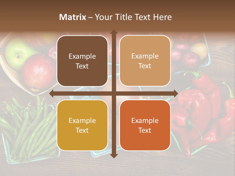 Table Background Wooden PowerPoint Template