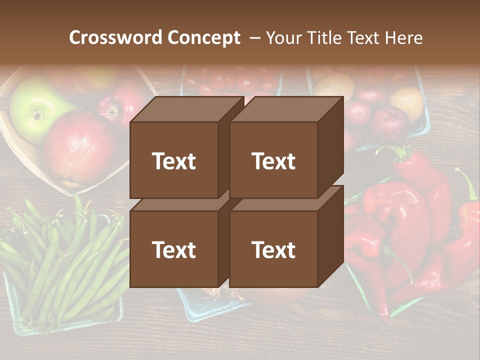 Table Background Wooden PowerPoint Template