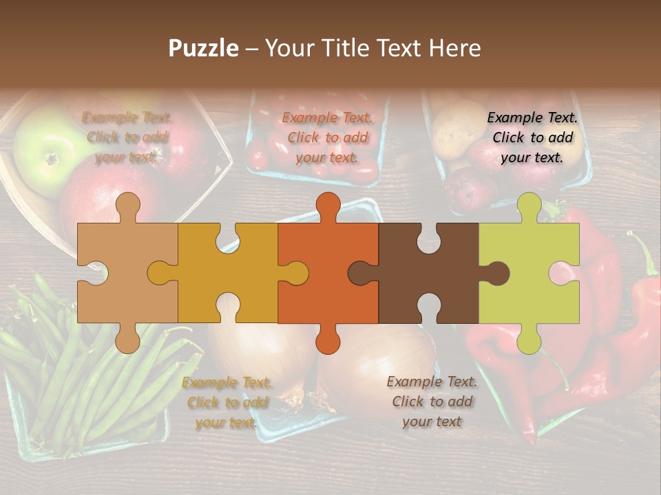 Table Background Wooden PowerPoint Template