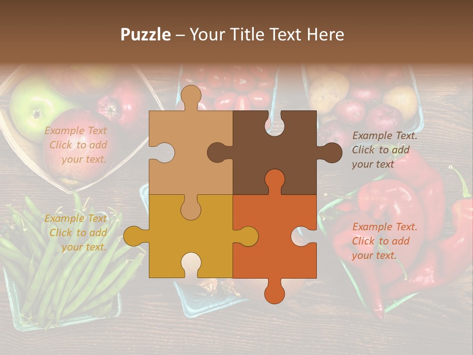 Table Background Wooden PowerPoint Template