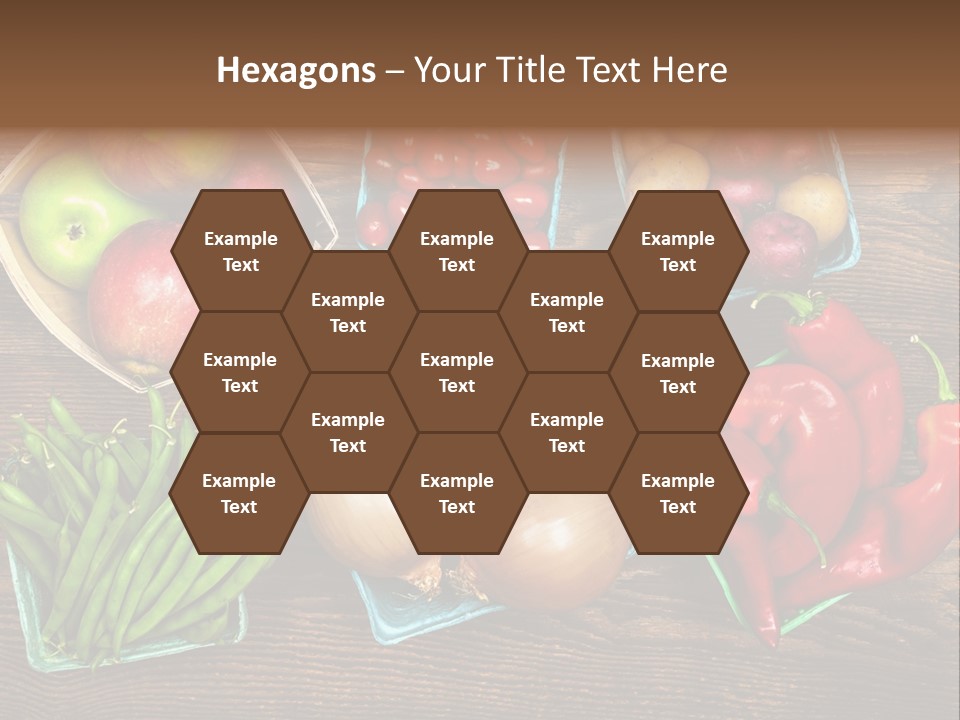 Table Background Wooden PowerPoint Template