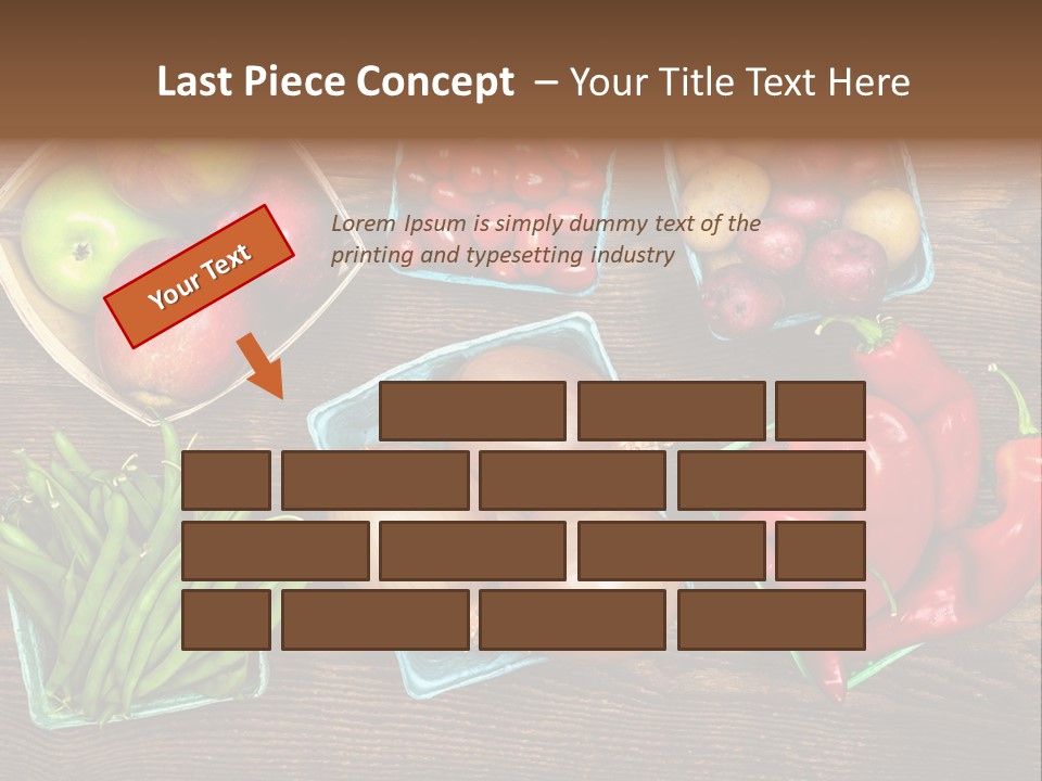 Table Background Wooden PowerPoint Template