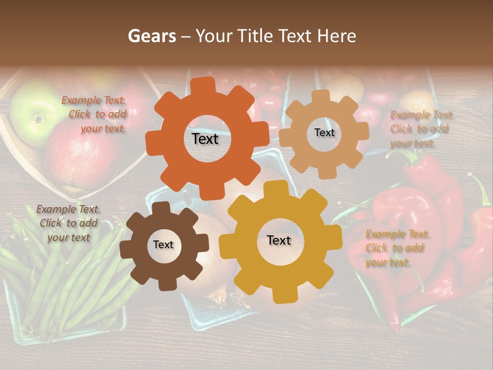 Table Background Wooden PowerPoint Template