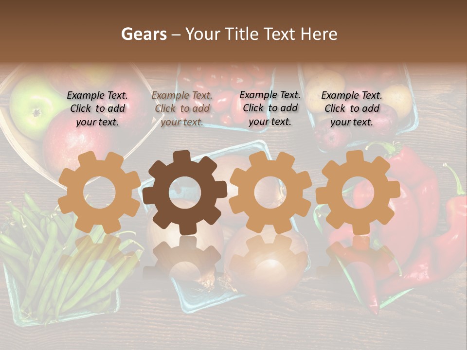 Table Background Wooden PowerPoint Template