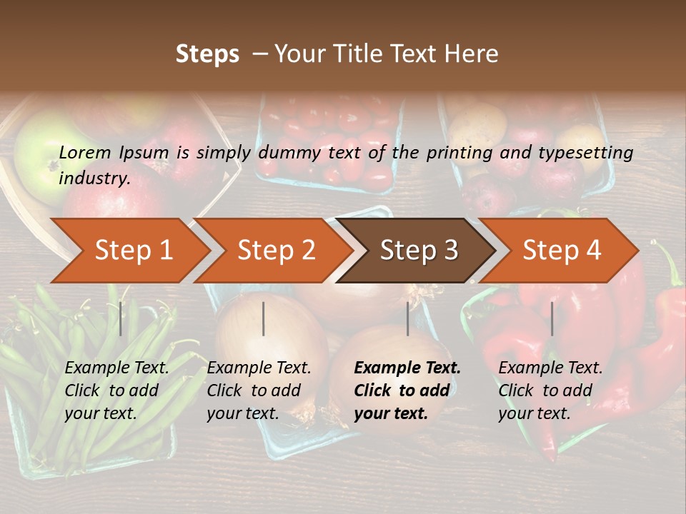 Table Background Wooden PowerPoint Template