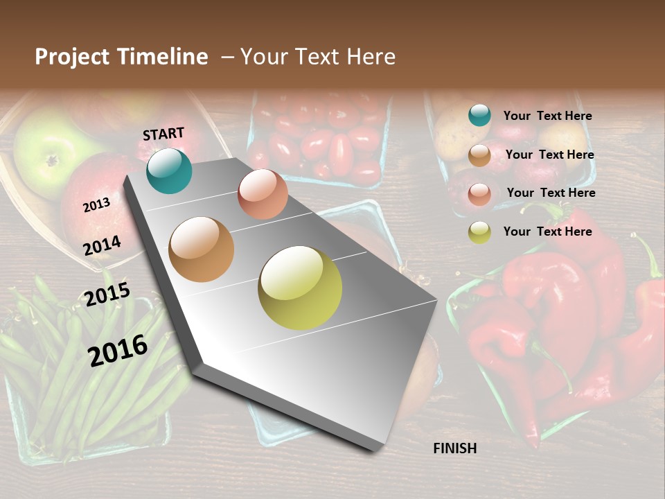 Table Background Wooden PowerPoint Template