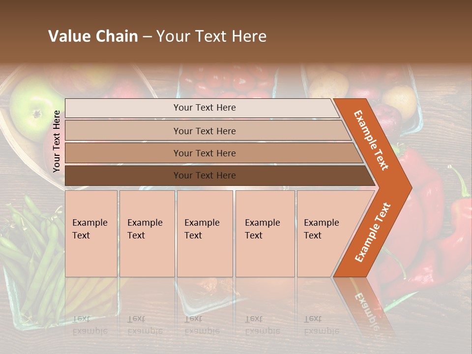 Table Background Wooden PowerPoint Template