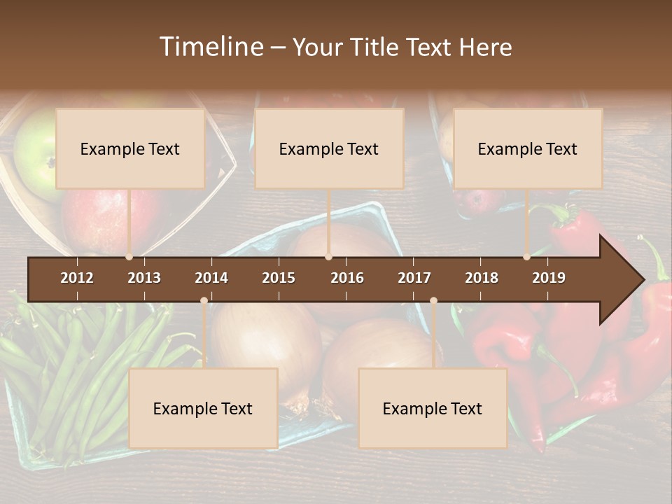 Table Background Wooden PowerPoint Template
