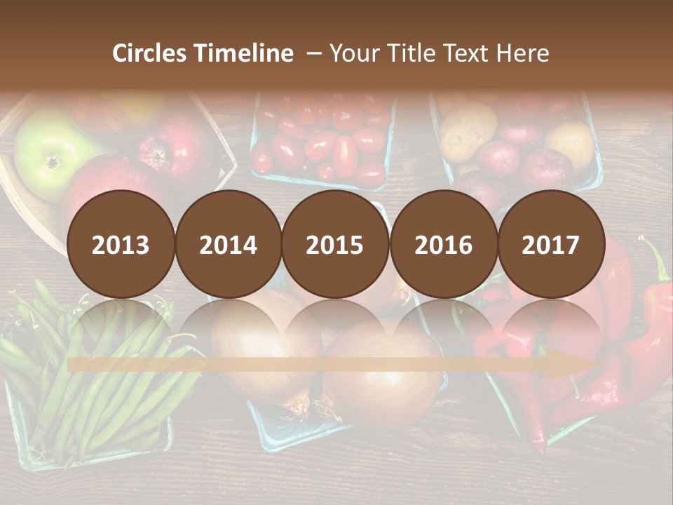 Table Background Wooden PowerPoint Template