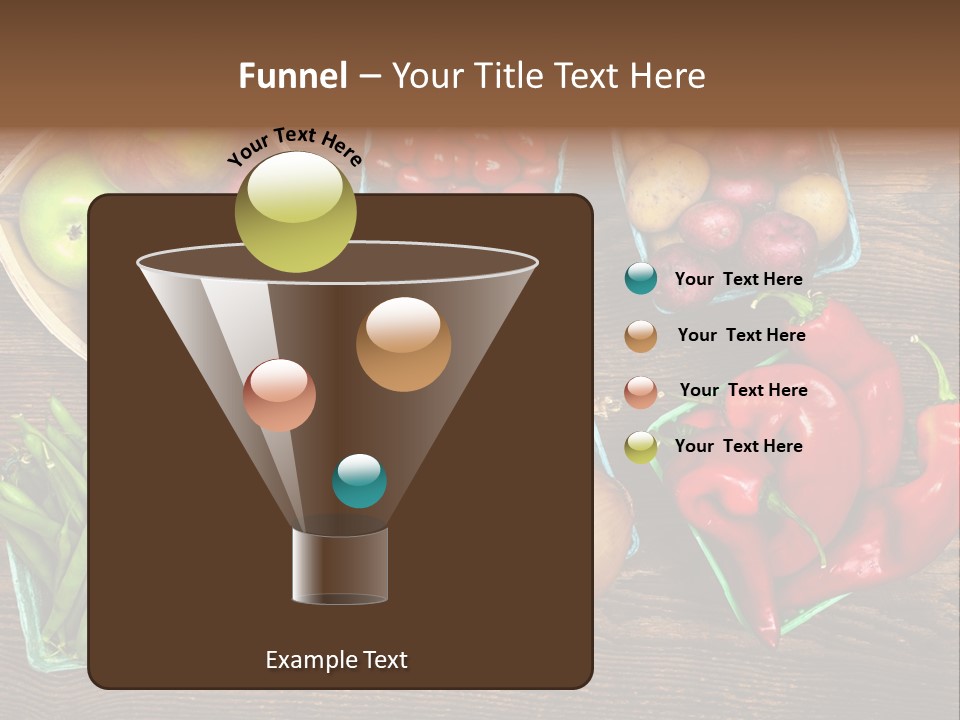 Table Background Wooden PowerPoint Template